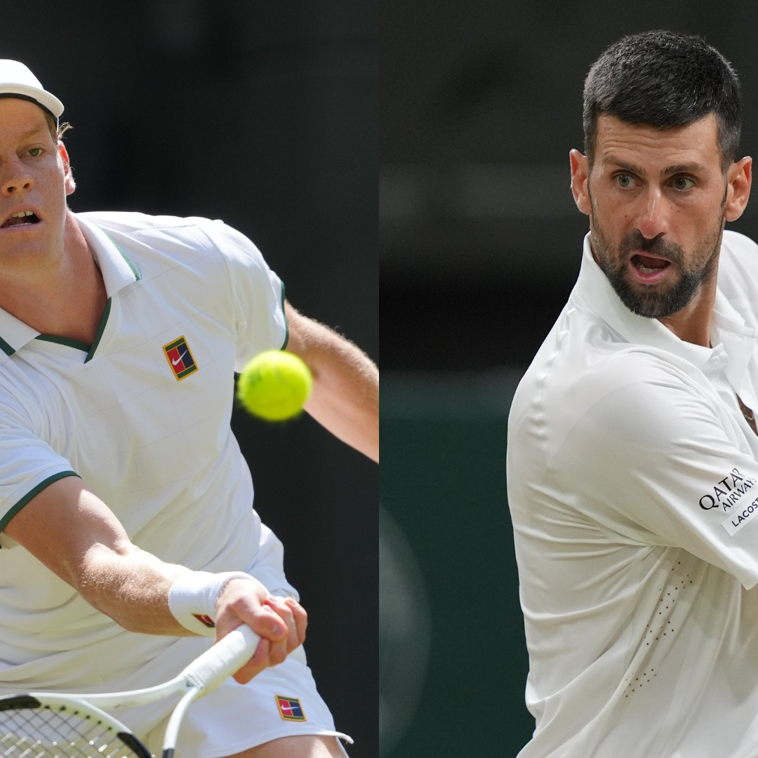 Jannik Sinner a Novak Djokovič