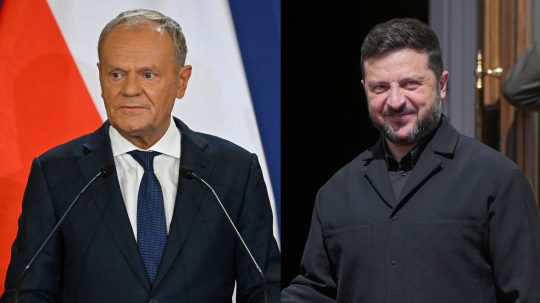 D. Tusk a V. Zelenskyj
