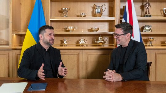 Zelenskyj a Burnham