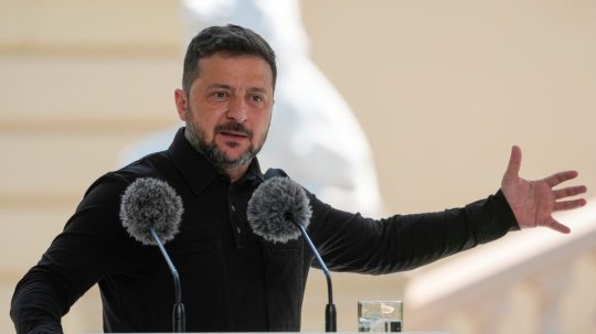 Ukrajinský prezident Volodymyr Zelenskyj