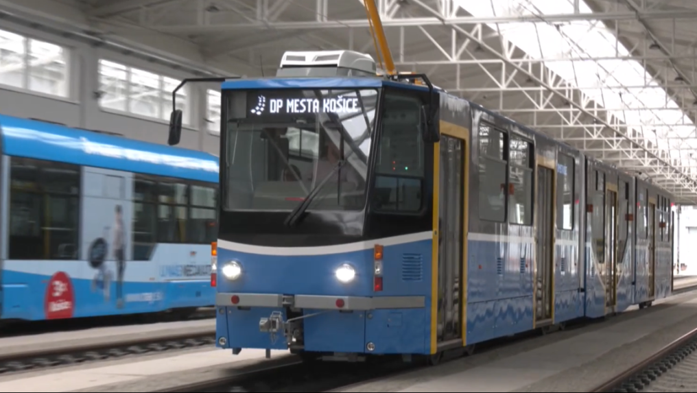 Električka v Košiciach.