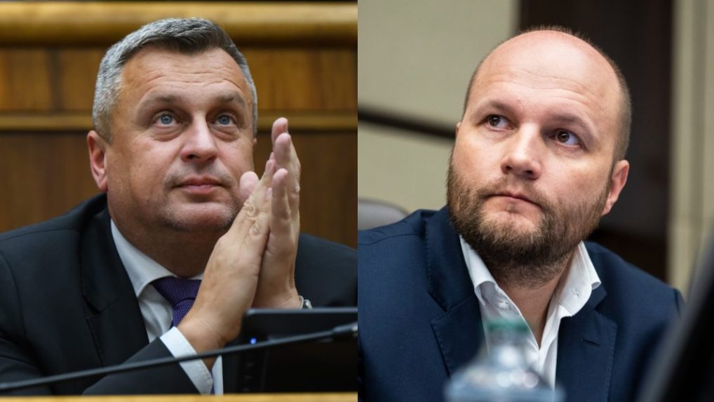 Zľava Andrej Danko a Jaroslav Naď.