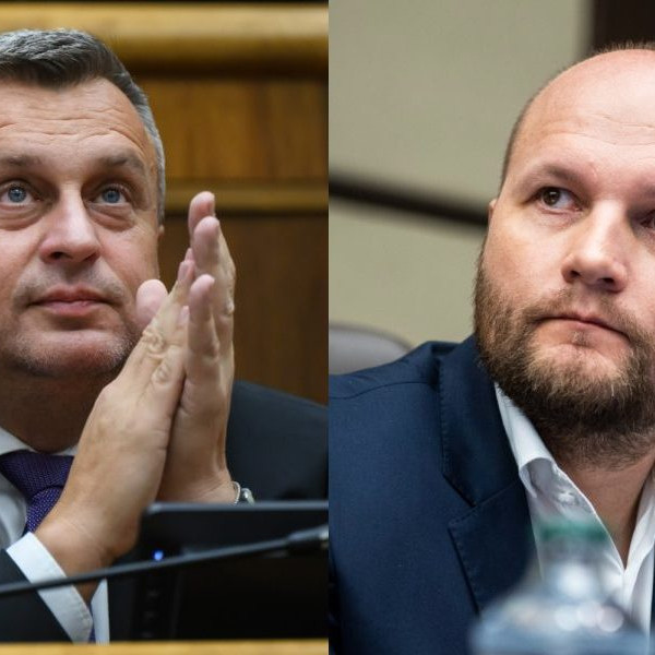 Zľava Andrej Danko a Jaroslav Naď.