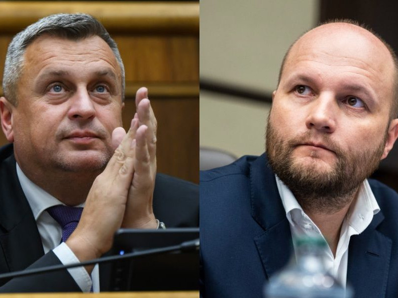 Zľava Andrej Danko a Jaroslav Naď.