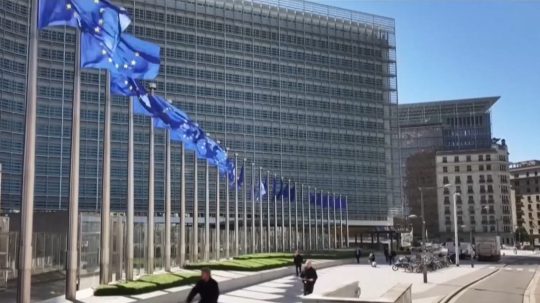 Na ilustračnej snímke Európsky parlament.
