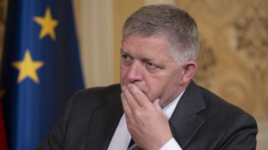Na snímke Robert Fico.
