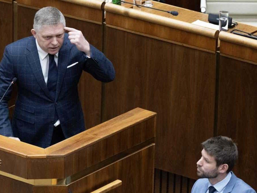 Robert Fico a Michal Šimečka