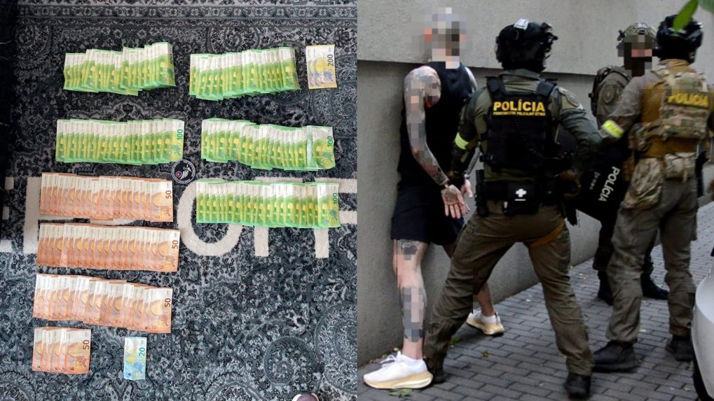 Polícia zadržala niekoľko osôb, luxusné autá, exkluzívne hodinky a šperky, a iné.