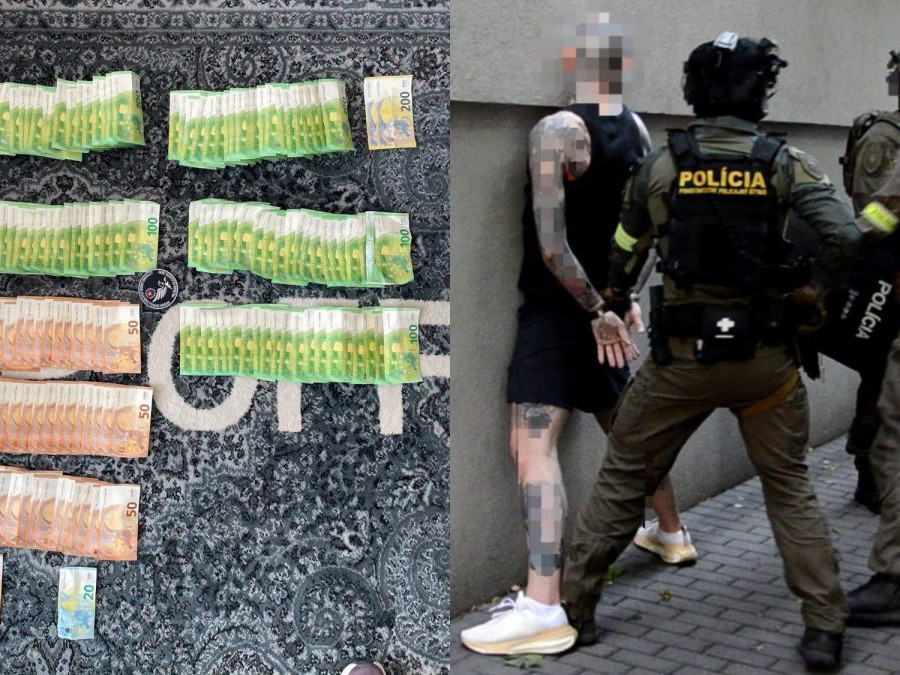 Polícia zadržala niekoľko osôb, luxusné autá, exkluzívne hodinky a šperky, a iné.