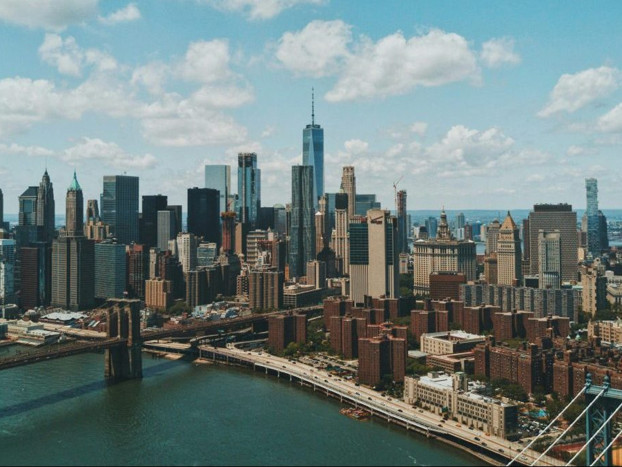 Na snímke New York.