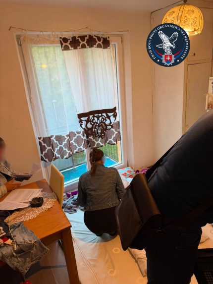 Na sn&iacute;mke z&aacute;sah pol&iacute;cie v r&aacute;mci akcie Sieť.