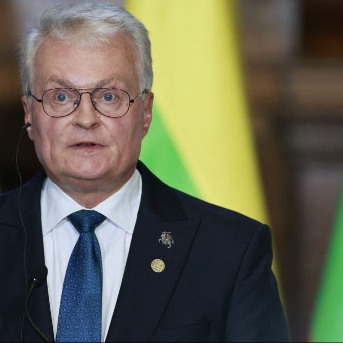 Litovský prezident Gitanas Nauseda.