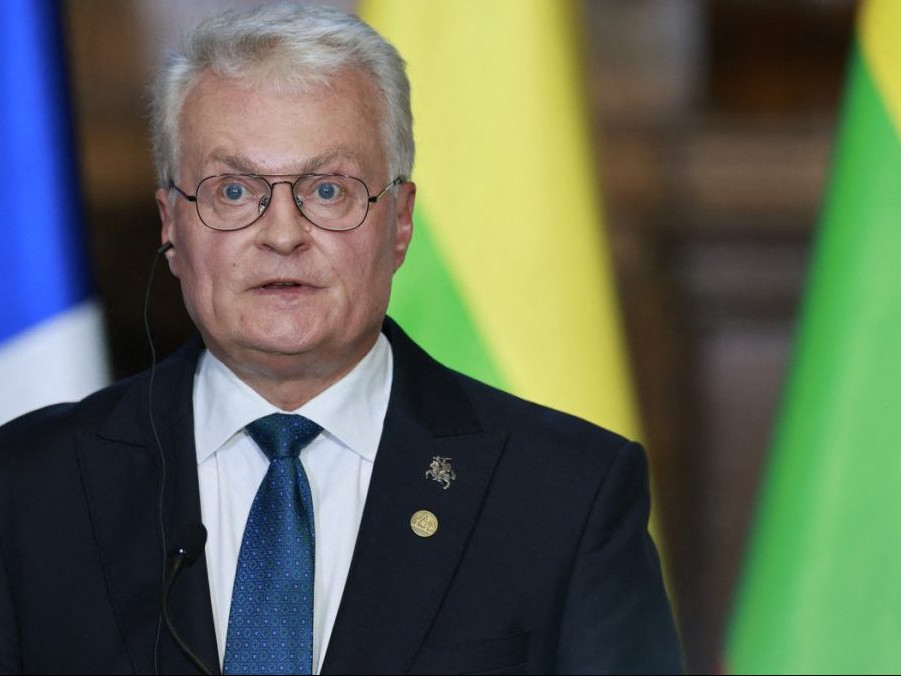Litovský prezident Gitanas Nauseda.
