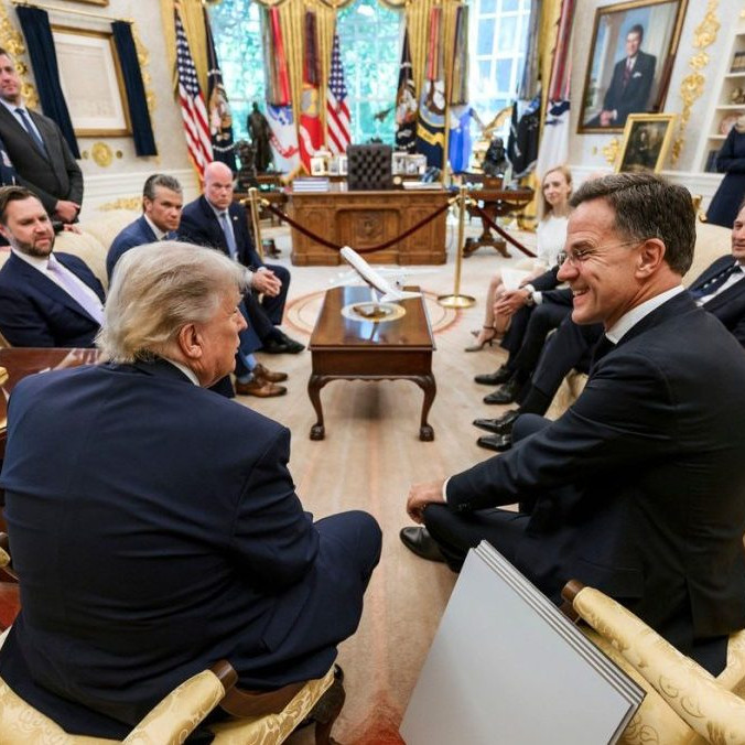 Na snímke Mark Rutte počas návštevy Bieleho domu.
