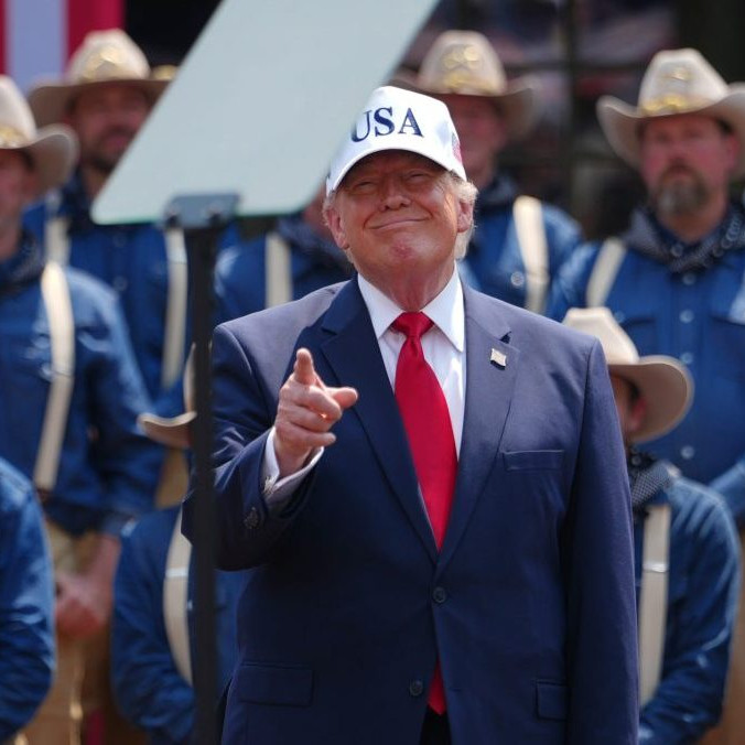 Na snímke Donald Trump.
