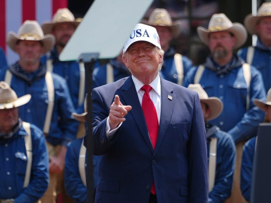 Na snímke Donald Trump.