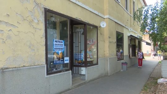Na snímke vstup do prevádzky v Stoličnom dome.