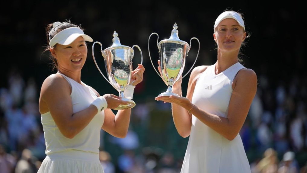 Kuo Chan-j&uuml; (vľavo) a Kristina Mladenovic.