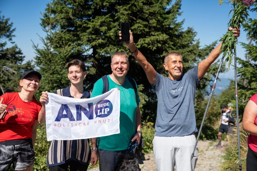 Na sn&iacute;mka Andrej Babi&scaron; na Lysej hore.