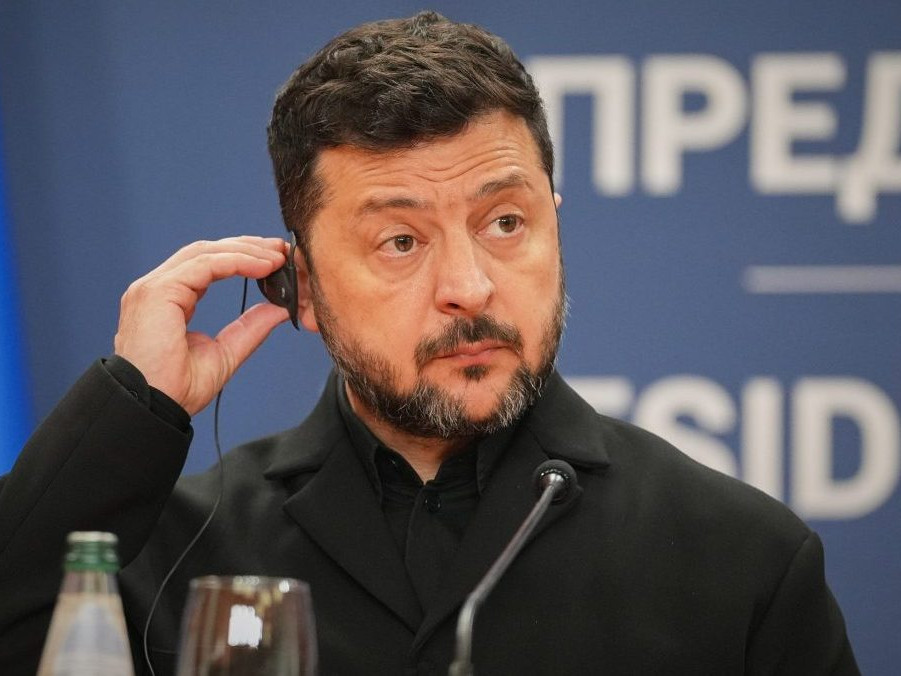 Ukrajinský prezident Volodymyr Zelenskyj.