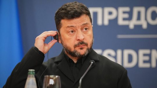 Ukrajinský prezident Volodymyr Zelenskyj.