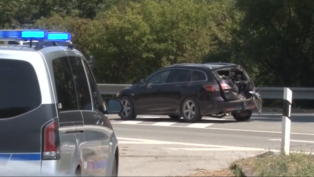 Auto po dopravnej nehode.