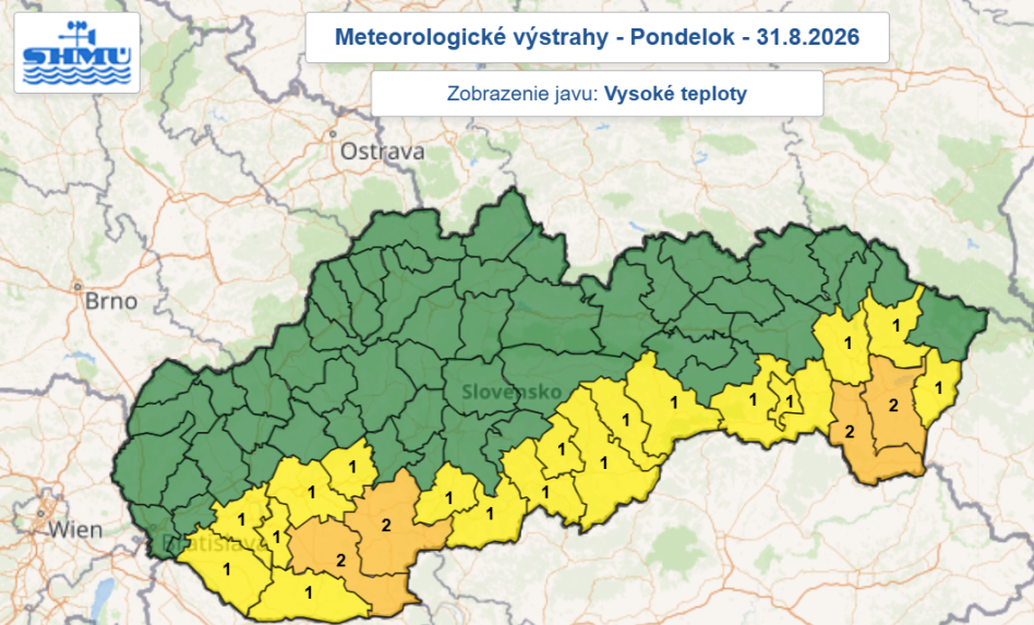 V&yacute;strahy pred vysok&yacute;mi teplotami.