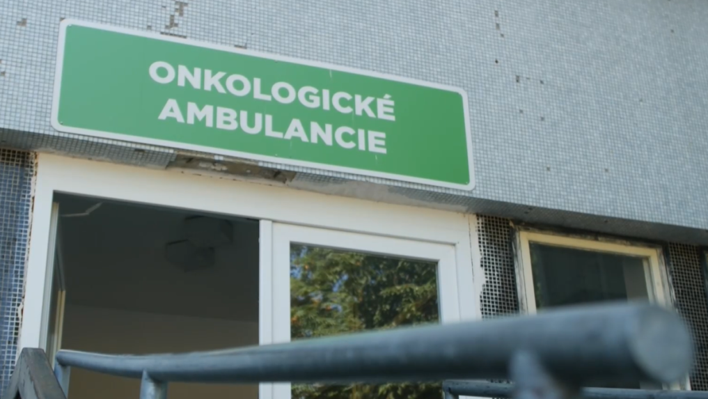 Vchod do onkologickej ambulancie v Trebišove.