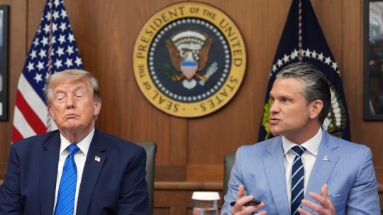 Trump a Hegseth