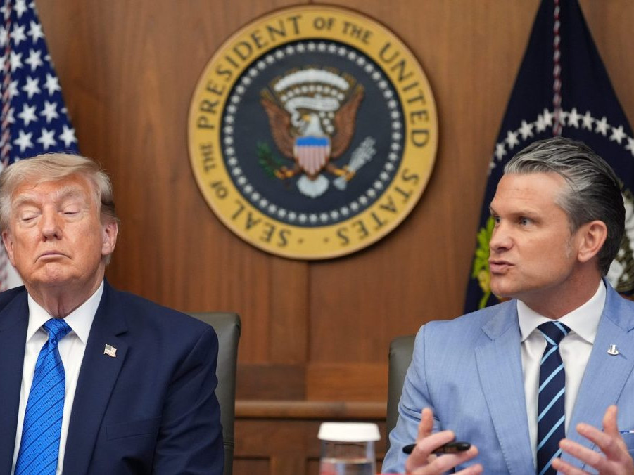 Trump a Hegseth