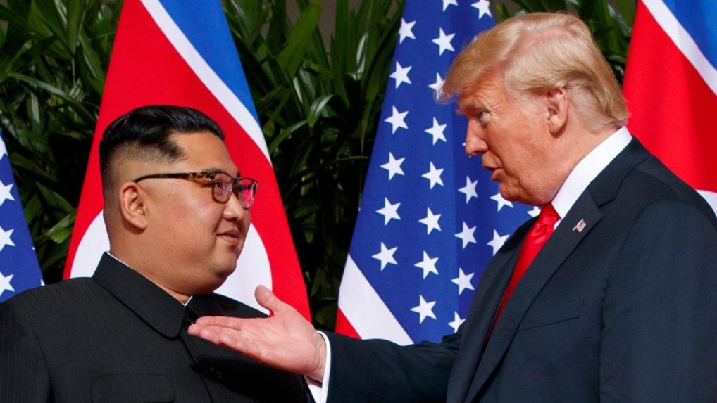 Kim Čong-un a Donald Trump.