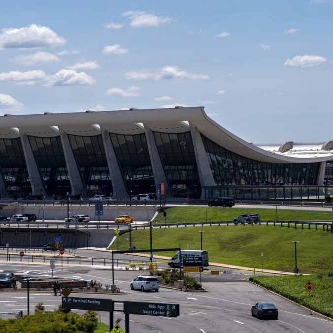 Medzinárodné letisko Dulles vo Washingtone.