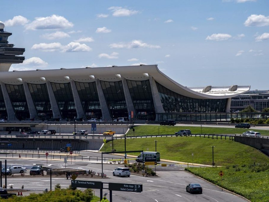 Medzinárodné letisko Dulles vo Washingtone.