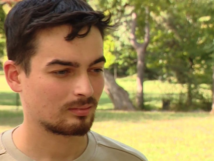 onkologický pacient, aktivista z Mladí proti fašizmu Marek Mach.