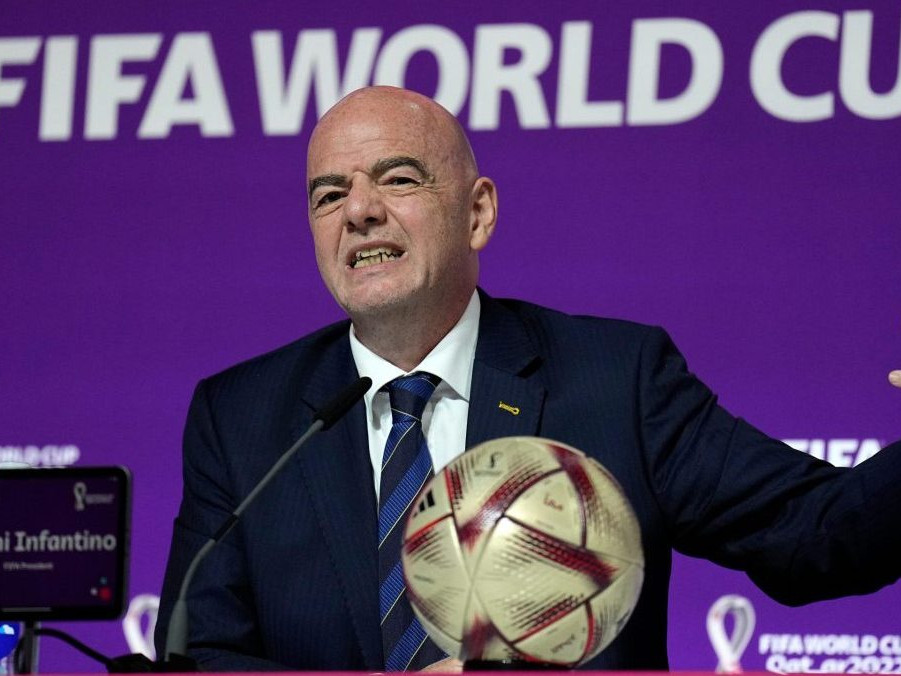 Prezident FIFA Gianni Infantino.