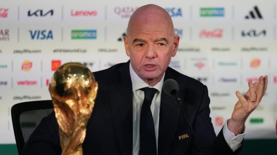 Prezident FIFA Gianni Infantino.