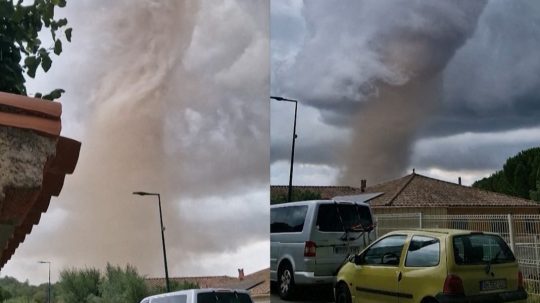 VIDEO: Francúzsku obec zasiahlo tornádo. Bralo strechy domov a ničilo autá