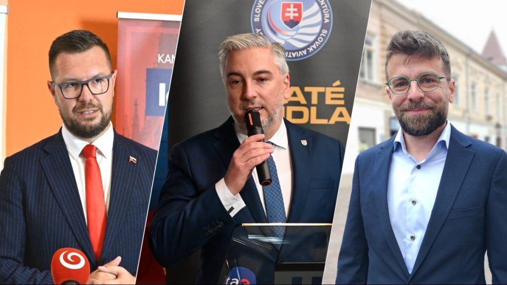 Na snímke Igor Šimko, Rastislav Trnka a Marián Porvažník.