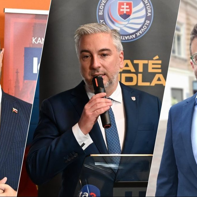 Na snímke Igor Šimko, Rastislav Trnka a Marián Porvažník.