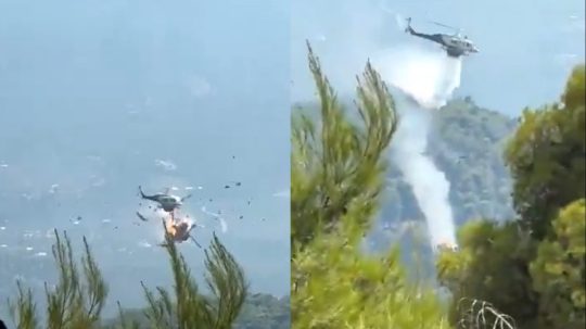 Dva hasičské vrtuľníky sa v nedeľu zrazili v oblasti Psatha.