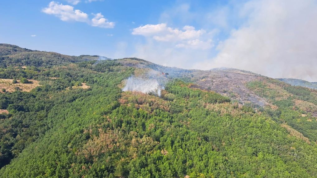 požiar Srbsko