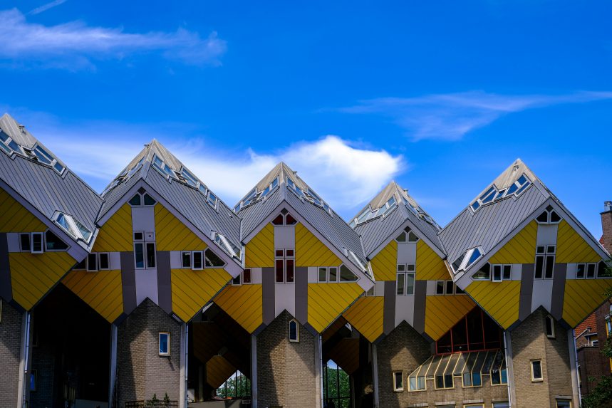 Na snímke architektúra v Rotterdame.