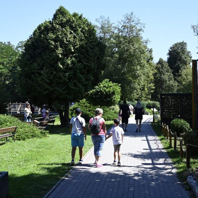 Návštevníci ZOO Spišská Nová Ves.