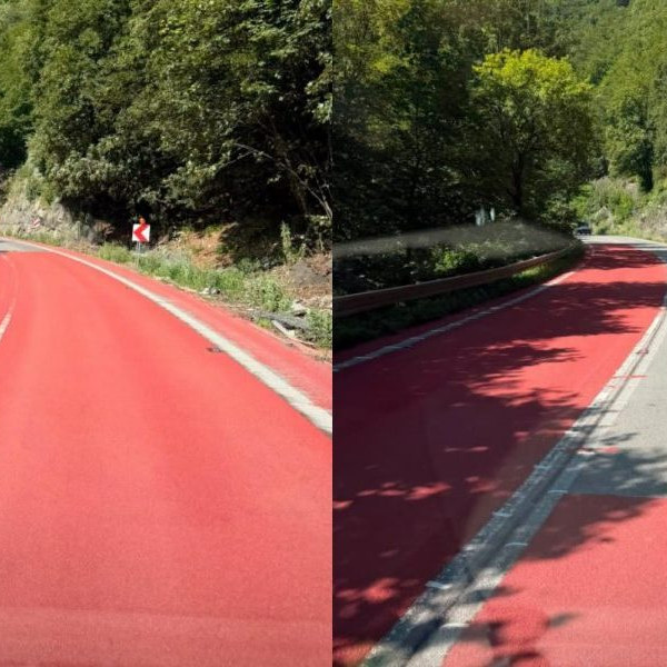 Nezvyčajný pohľad čakal vodičov na ceste popod Strečno.