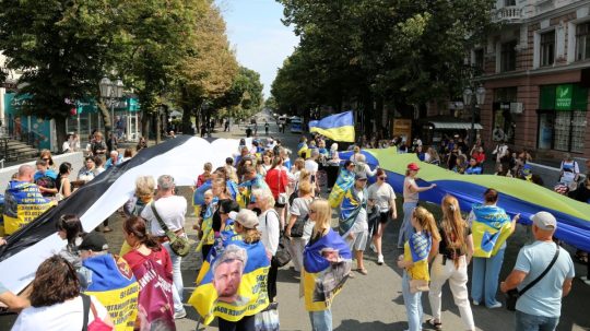 Ukrajina sa pred 35 rokmi odpojila od Sovietskeho zväzu. Počas výročia bude v Kyjeve rokovať koalícia ochotných