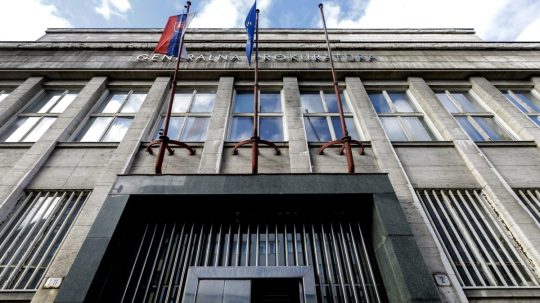 Priečelie budovy Generálnej prokuratúry SR v Bratislave.