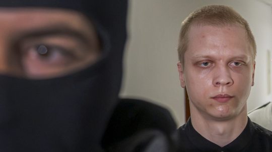 Na snímke obžalovaný Samuel S.