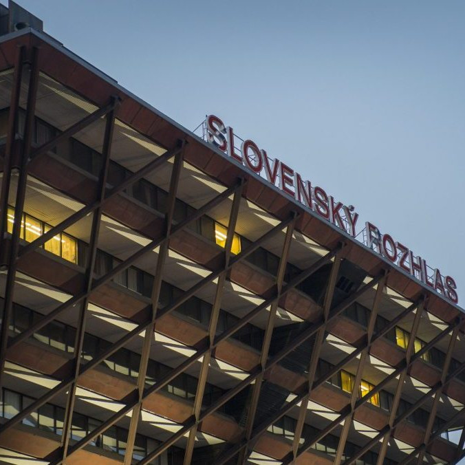 Budova Slovenského rozhlasu.