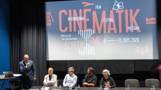 Tlačová konferencia organizátorov 21. ročníka festivalu Cinematik.