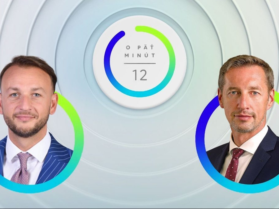 Sledujte NAŽIVO: Hosťami relácie O 5 minút 12 sú Matúš Šutaj Eštok a Milan Majerský